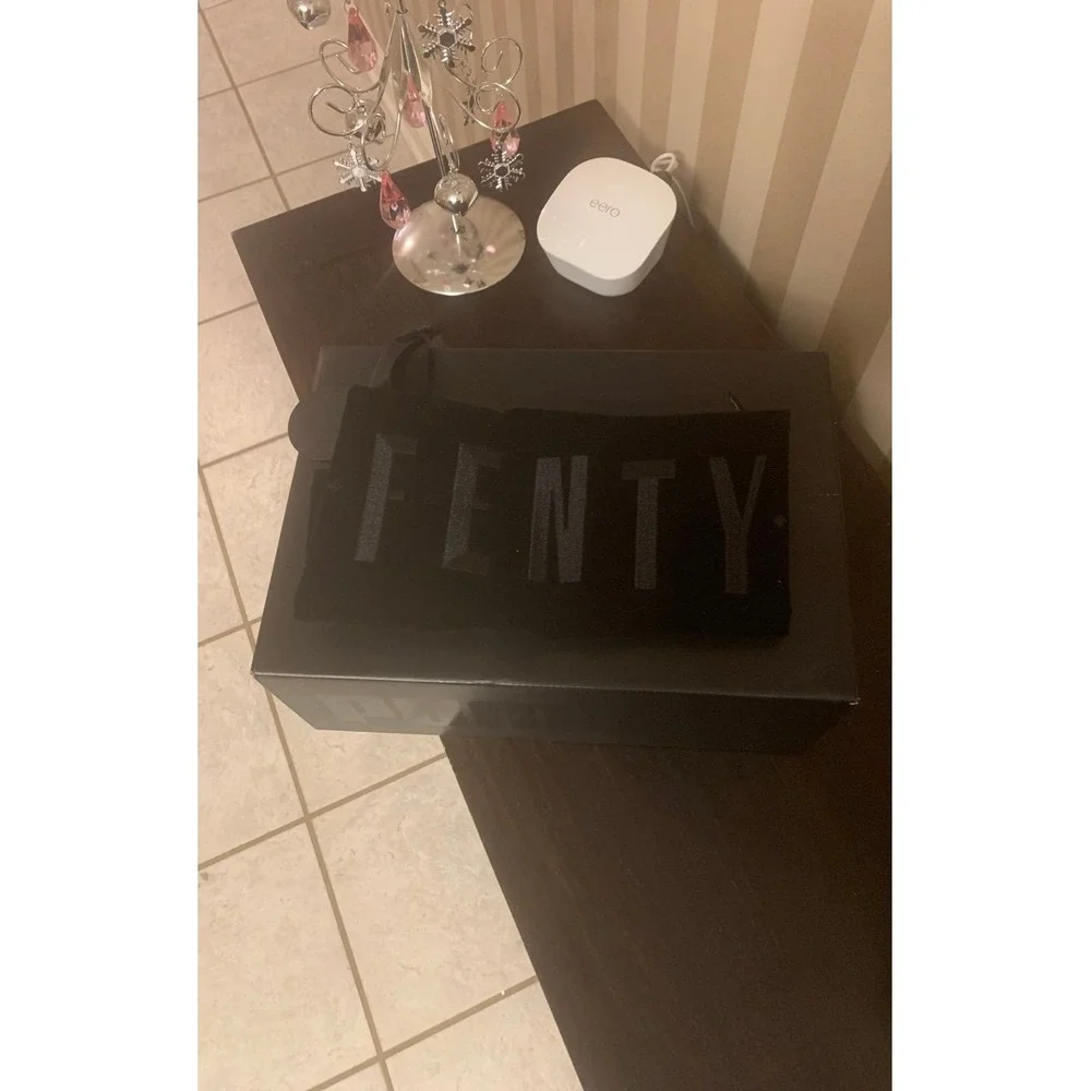 Fenty x Puma Mule Lace Up Biege or Nude Heels by Rihanna RARE
